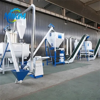 Chicken feed pellet production line